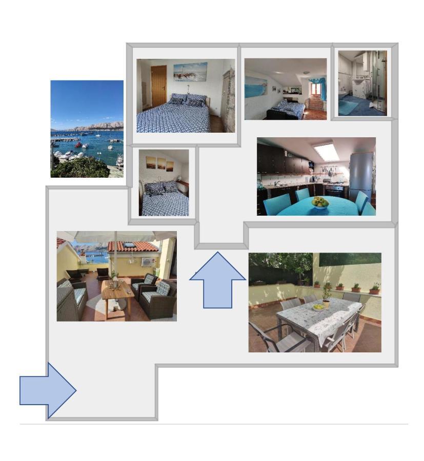 Apartmán Margarita Baška Exteriér fotografie